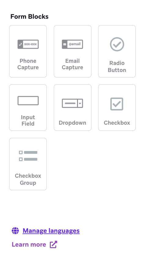 Configuración multilingüe para mensajes de arrastrar y soltar dentro de la aplicación.