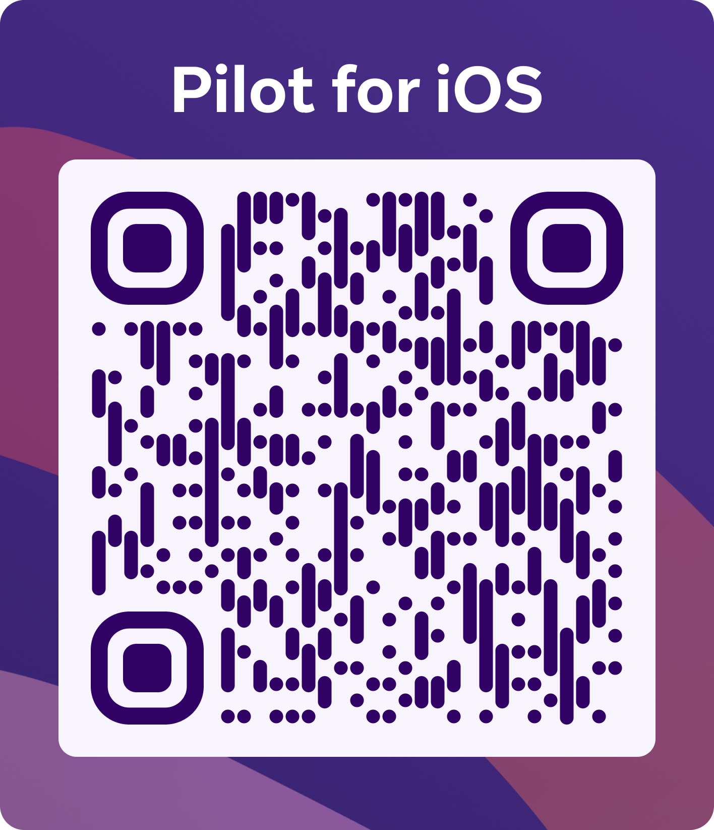 iOS用QRコード。