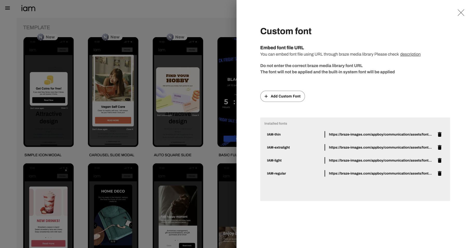 Liquid を追加するオプションが表示されている IAM Studio のUI。これらのオプションには、パーソナライズされた文章を作成することも含まれる。